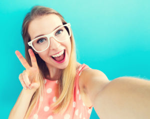 Take Selfies with Confident Smile