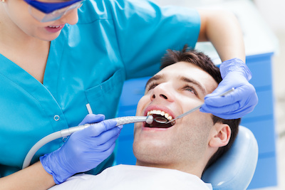 Teeth cleaning at Shumway Dental Care to prevent morning breath